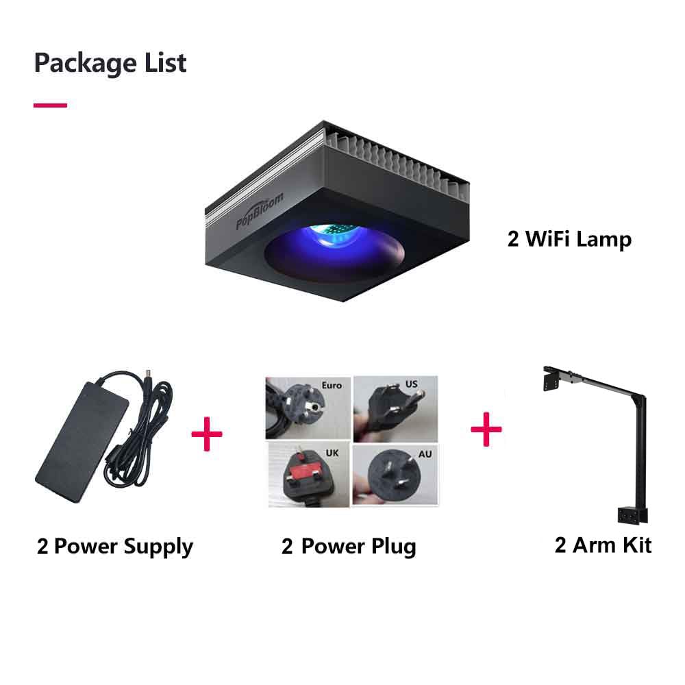 Amazon.co.jp: PopBloom RL90 WiFi 水槽ライト 100Watt